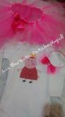 Kit tutu Personalizado Peppa Fada